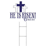 Dicksons SIGN-100 Yard Sign-He Is Risen  Mk 16:6