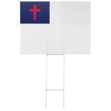 Dicksons SIGN-119 Yard Sign Christian Flag