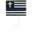 Dicksons SIGN-122 Yard Sign Thin Blue Line Flag With Cross