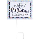Dicksons SIGN-129 Yard Sign Happy Birthday Blessings