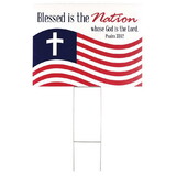 Dicksons SIGN-134 Yard Sign Flag Blessed Is The Nation