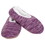Dicksons SLPKN19PUR-L-CG Women's Purple Knit Indoor Slipper