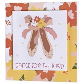 Dicksons SPLK1212-431 Stacked Wall Plaque Dance For The Lord