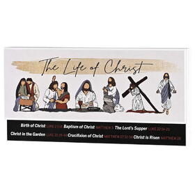 Dicksons SPLK126-344 Stacked Wall Plaque Life Of Christ 12X6