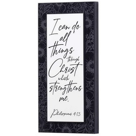 Dicksons SPLK612-816 I Can Do All Things  Wall Plaque