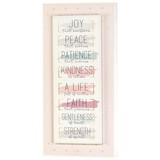 Dicksons SPLK612-828 Stacked Wall Plaque Joy Peace Patience