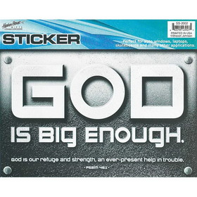 Dicksons SS-2002 Window Stk-Mylar-God Is Big