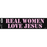 Dicksons SS-3692 Bumper Sticker Real Women Love Jesus