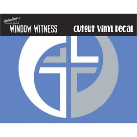 Dicksons SS-7038 Window Stk-Vinyl-Split Circle