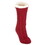 Dicksons SSKNIT19BUR-CG Women's Burgundy Red Indoor Socks