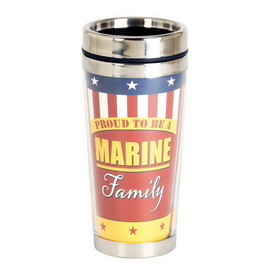 Dicksons SSMUG-324 Travel Mug Proud Marine Family 16 Oz