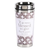 Dicksons SSMUG-356 Travel Mug It Is More Blessed To Give
