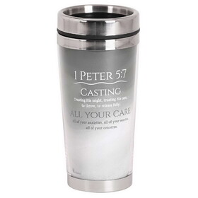 Dicksons SSMUG-388 Travel Mug Casting All Your Care On Him