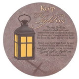 Dicksons SSR-19 Bereavement Round Stepping Stone Plaque