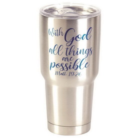 Dicksons SSTUM-102 With God All Things Are Possible Tumbler