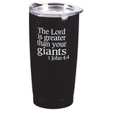 Dicksons SSTUMB-97 The Lord Is Greater Black Tumbler 20Oz