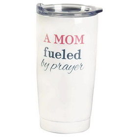 Dicksons SSTUMW-147 Tumbler A Mom Fueled By White 20 Oz