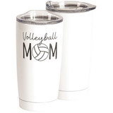 Dicksons SSTUMW-92 Tmblr Volleyball Mom Ss White 20 Oz