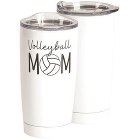 Dicksons SSTUMW-92 Tmblr Volleyball Mom Ss White 20 Oz