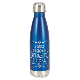 Dicksons SSWBBL-9 Water Bottle A Sweet Friend Blue 17Oz