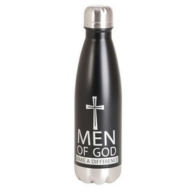 Dicksons SSWBBLK-14 Water Bottle Men Of God Make Black 17 Oz