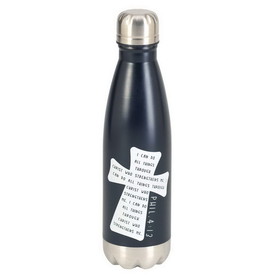 Dicksons SSWBBLK-9 Water Bottle I Can Do All Things 17 Oz