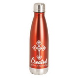 Dicksons SSWBR-15 Water Bottle Created With A Red 17 Oz