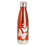 Dicksons SSWBR-17 Water Bottle Butterflies Red 17 Oz