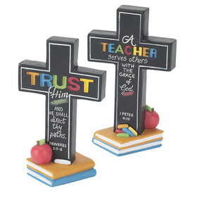 Dicksons TCR-500 Trust Him Teacher Tabletop Cross