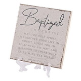 Dicksons TILE-8QIV Tabletop Tile Baptized In Christ 6X6