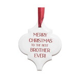 Dicksons TLPA11 Ornament-Merry Christmas/Best Brother