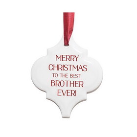 Dicksons TLPA11 Ornament-Merry Christmas/Best Brother