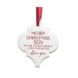 Dicksons TLPA15 Ornament-Merry Christmas/Son