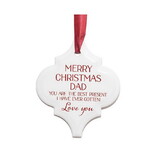 Dicksons TLPA18 Ornament-Merry Christmas/Dad