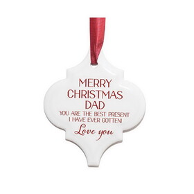 Dicksons TLPA18 Ornament-Merry Christmas/Dad
