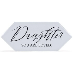 Dicksons TLPT03W Tabletop Tile Daughter Loved White