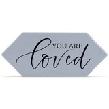 Dicksons TLPT13GY Tabletop Tile You Are Loved Grey