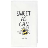 Dicksons TOWEL-130 Towel Floursack Sweet As Can Bee Cotton