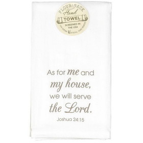 Dicksons TOWEL-137 Floursack Towel As For Me And My House