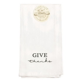 Dicksons TOWEL-62 Give Thanks Flour Sack Towel