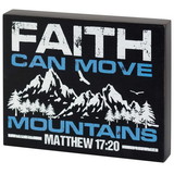 Dicksons TPLK108-61 Wall Plaque Faith Can Move Mountains