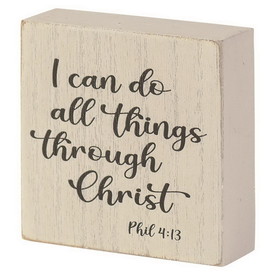 Dicksons TPLK33-179 Plaque I Can Do Things Phillipians 4:13