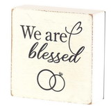 Dicksons TPLK33-192 We Are Blessed Tabletop Plaque
