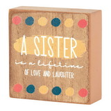 Dicksons TPLK33-209 A Sister Is A Lifetime Tabletop Plaque