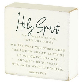 Dicksons TPLK33-215 Tabletop Plaque Holy Spirit We Welcome