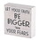 Dicksons TPLK33-238 Tabletop Plaque Let Your Faith Be 3X3