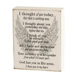 Dicksons TPLK34-224 Tabletop Plaque I Thought Of You 3X4