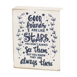 Dicksons TPLK34-245 Tabletop Plaque  Good Friends Are 3X4