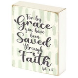 Dicksons TPLK34-282 For By Grace Ephesians 2:8 Tabletop