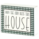 Dicksons TPLK43-320 Tabletop Plaque Bless This House 4X3